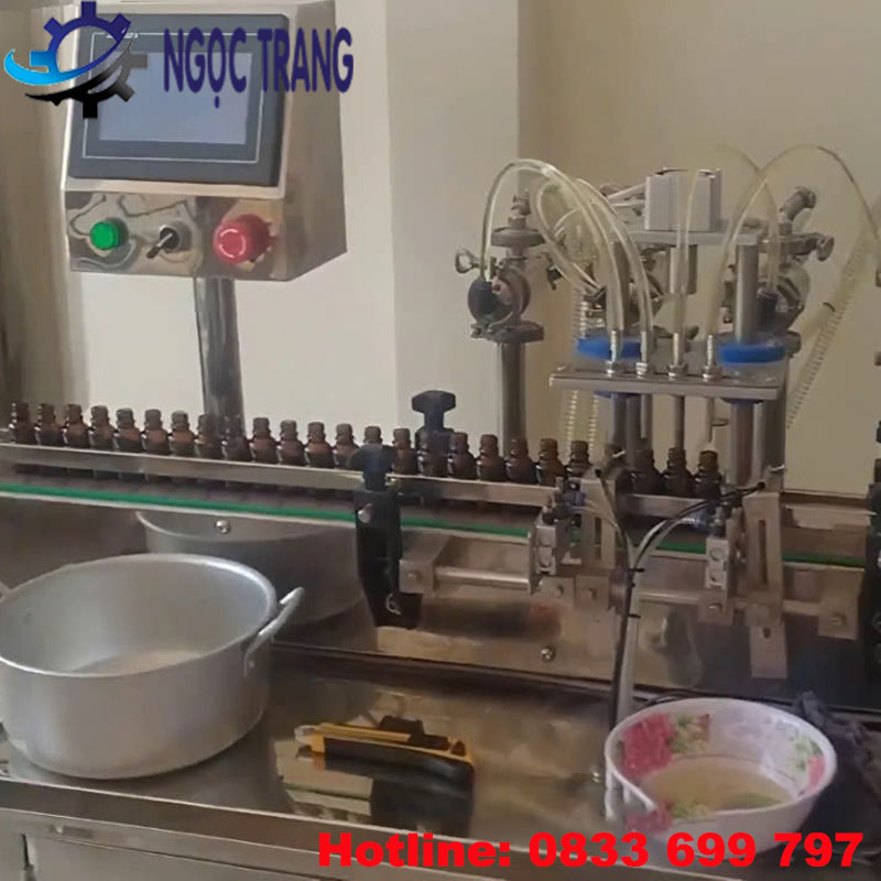 Dây chuyền chiết rót tinh dầu