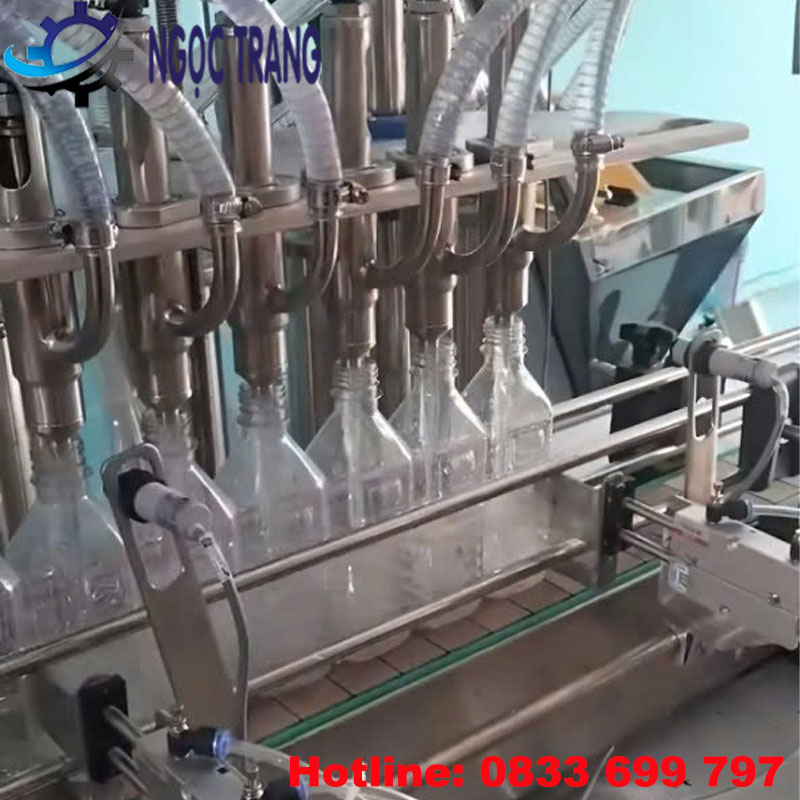Dây chuyền chiết rót 6 vòi