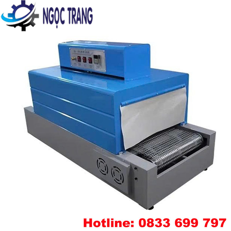 Máy bọc màng co chai lọ