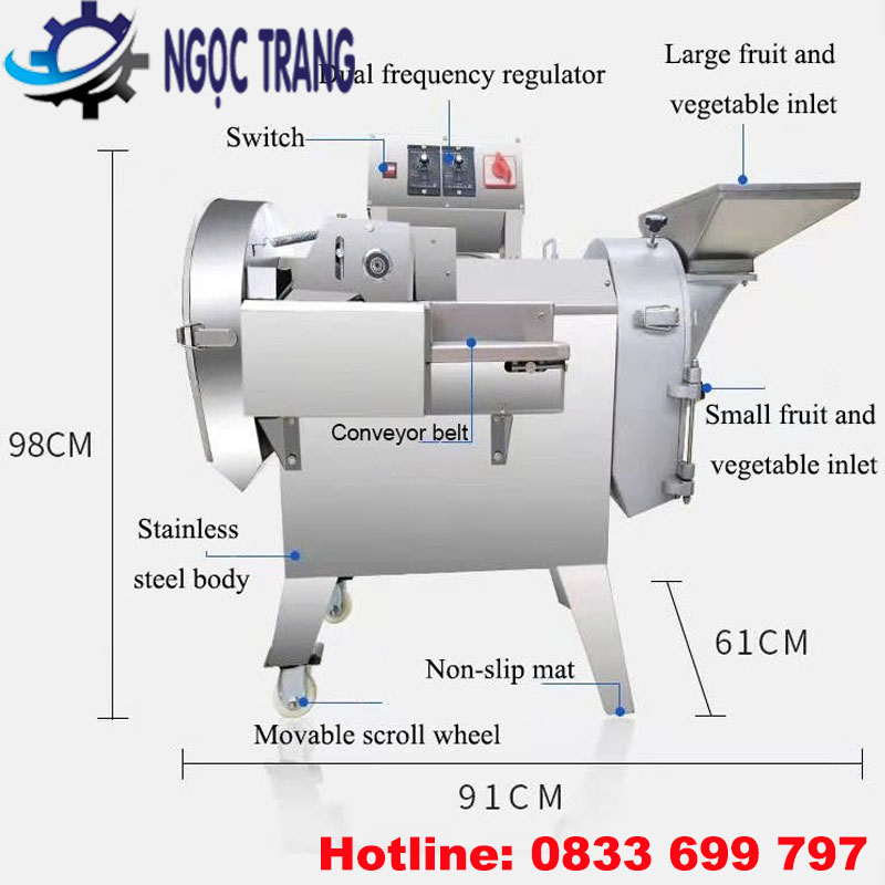 Máy cắt sợi rau củ quả