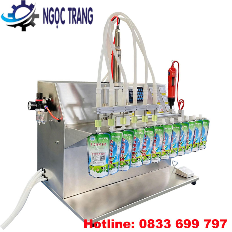 Máy chiết rót 6 vòi
