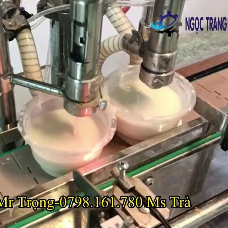Máy chiết rót tàu hủ