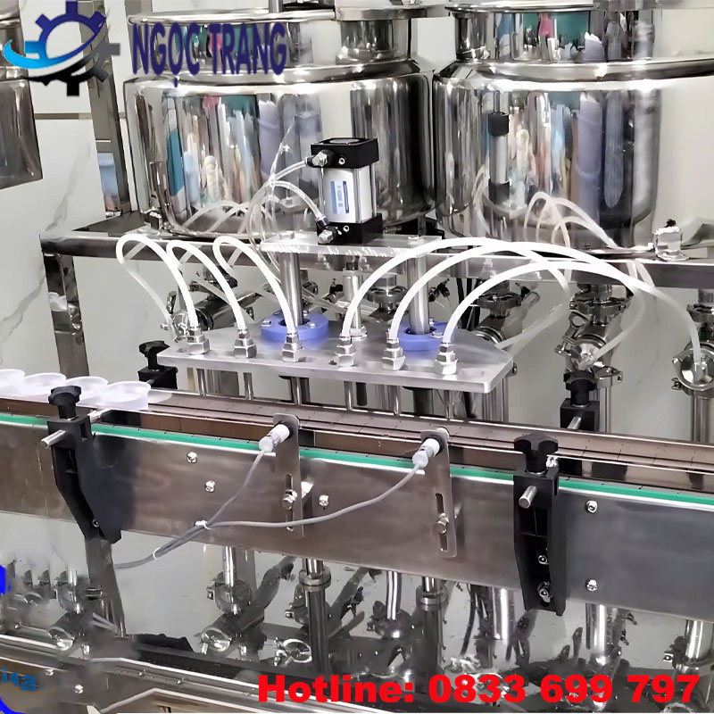 Máy chiết rót 6 vòi