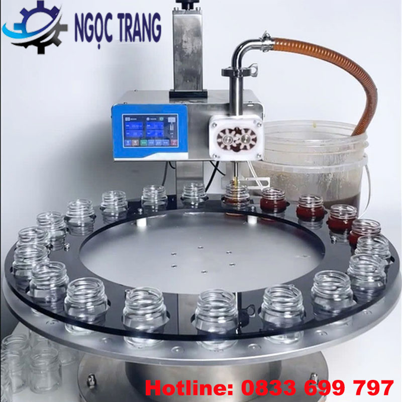 Máy chiết rót mâm xoay