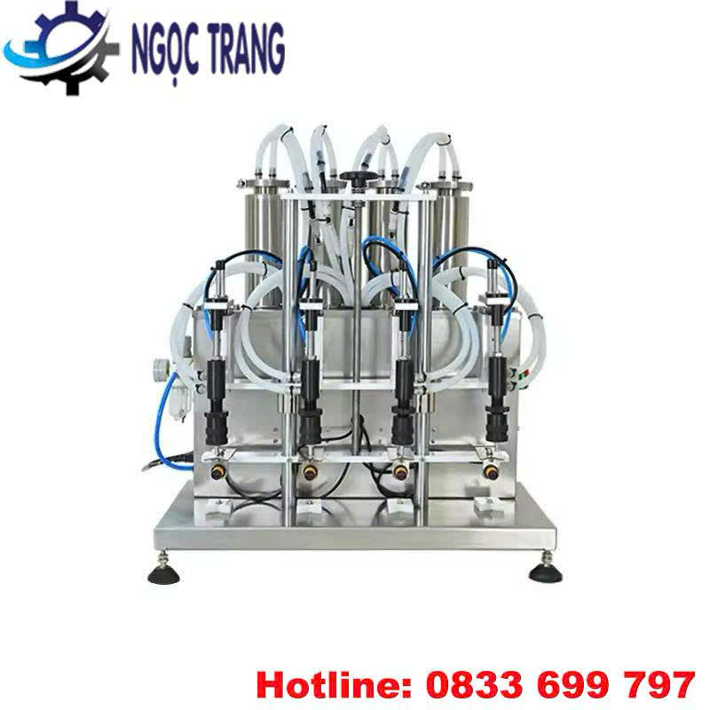 Máy chiết rót 4 vòi