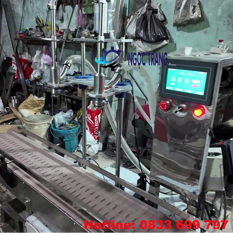 Máy chiết rót 2 vòi
