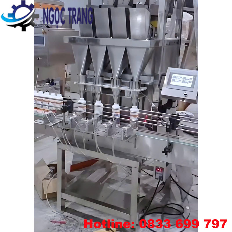 Máy chiết rót bột