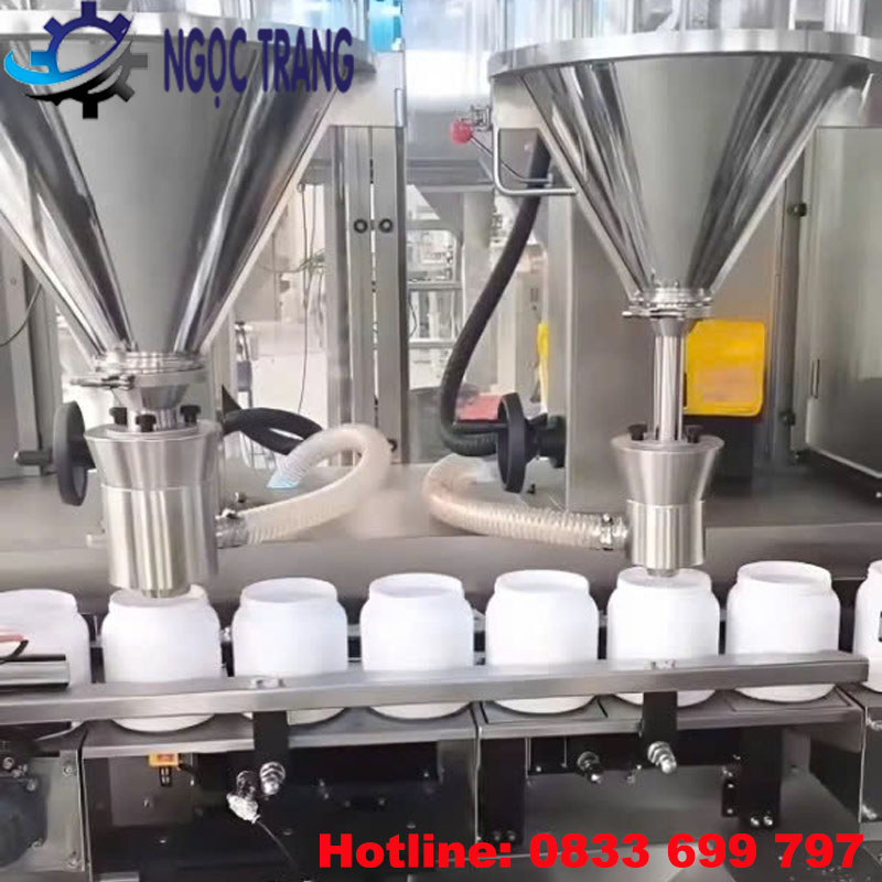 Máy chiết rót bột