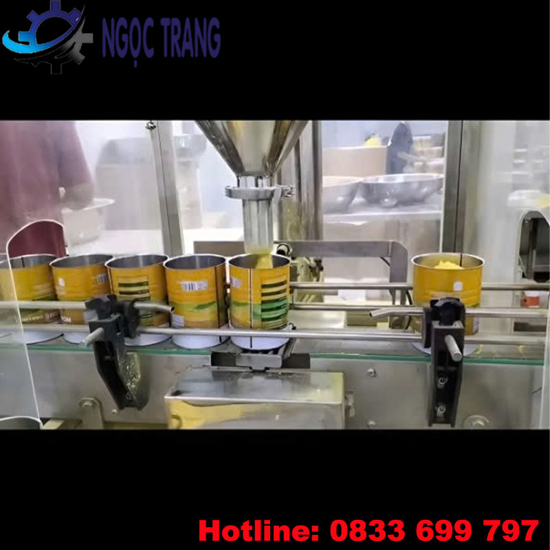 Máy chiết rót dạng bột