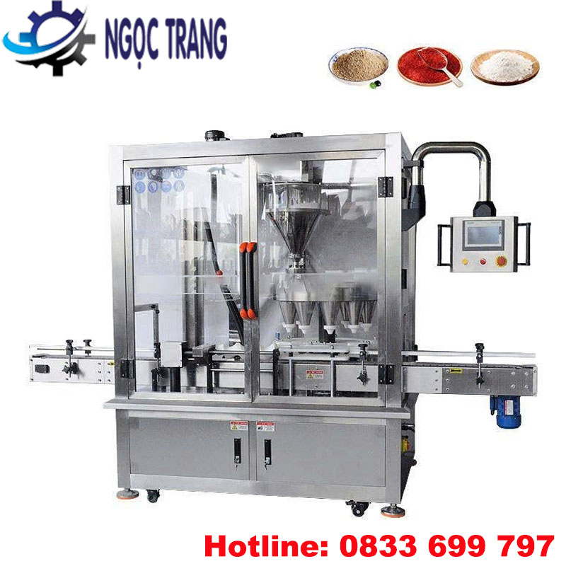 Máy chiết rót bột khô