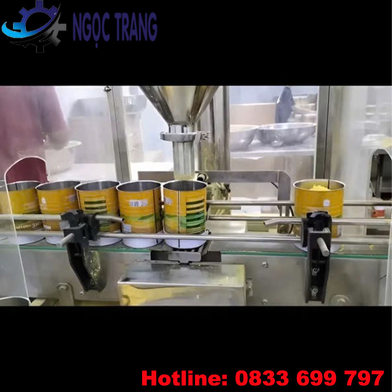 Máy chiết rót bột