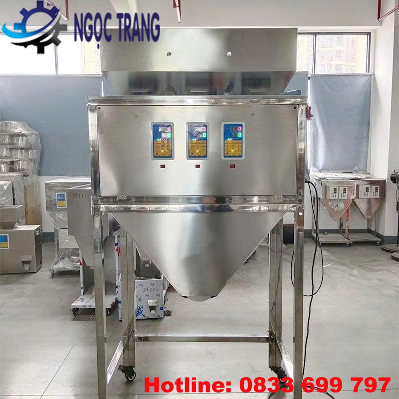 Máy chiết rót bột cân định lượng