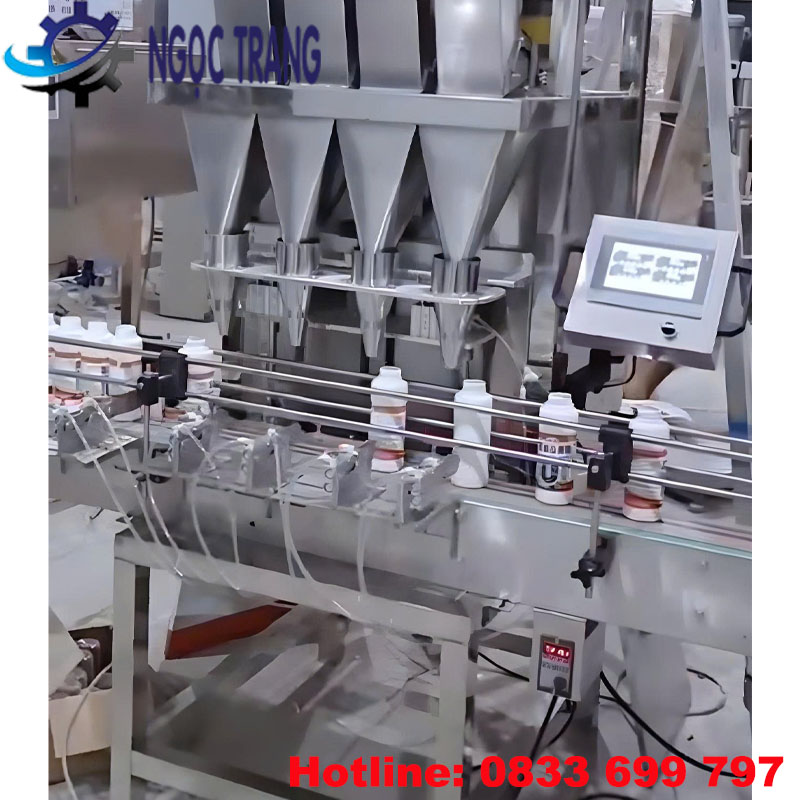 Máy chiết rót định lượng bột