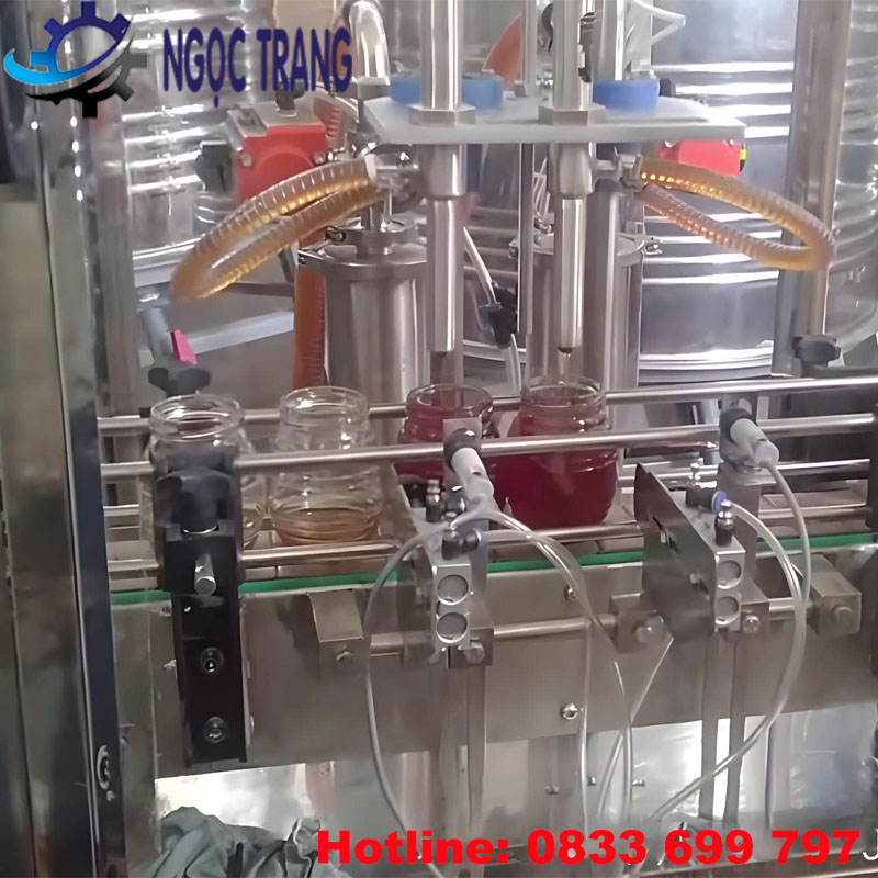 Máy chiết rót mật ong