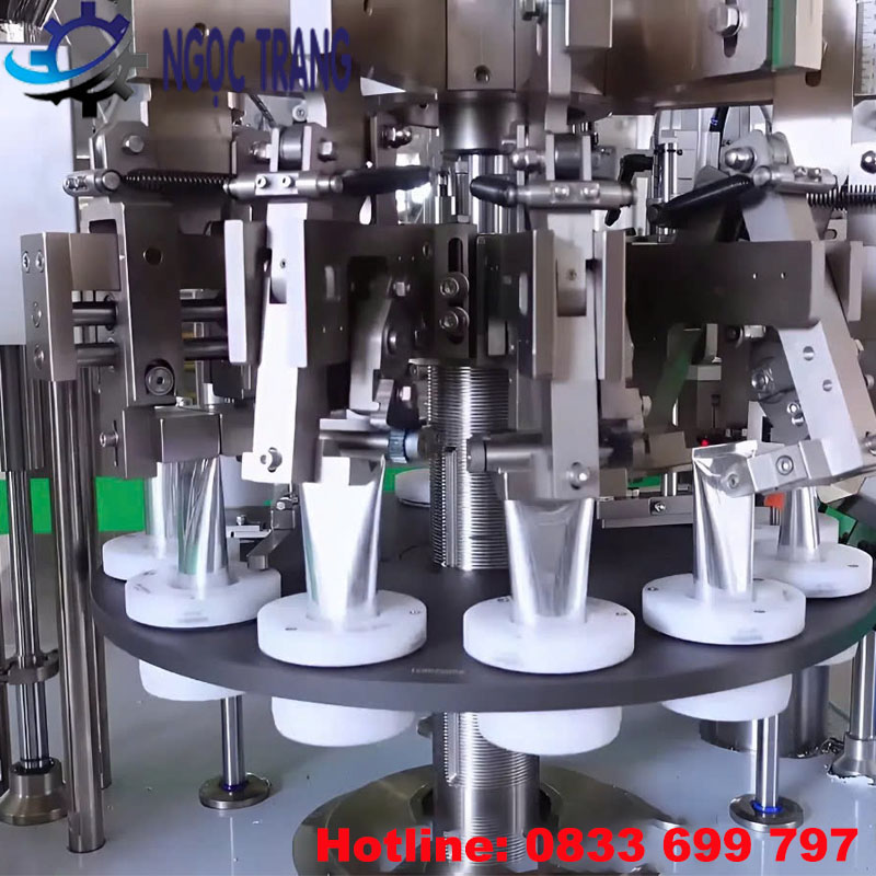 Máy chiết rót hàn miệng tuýp
