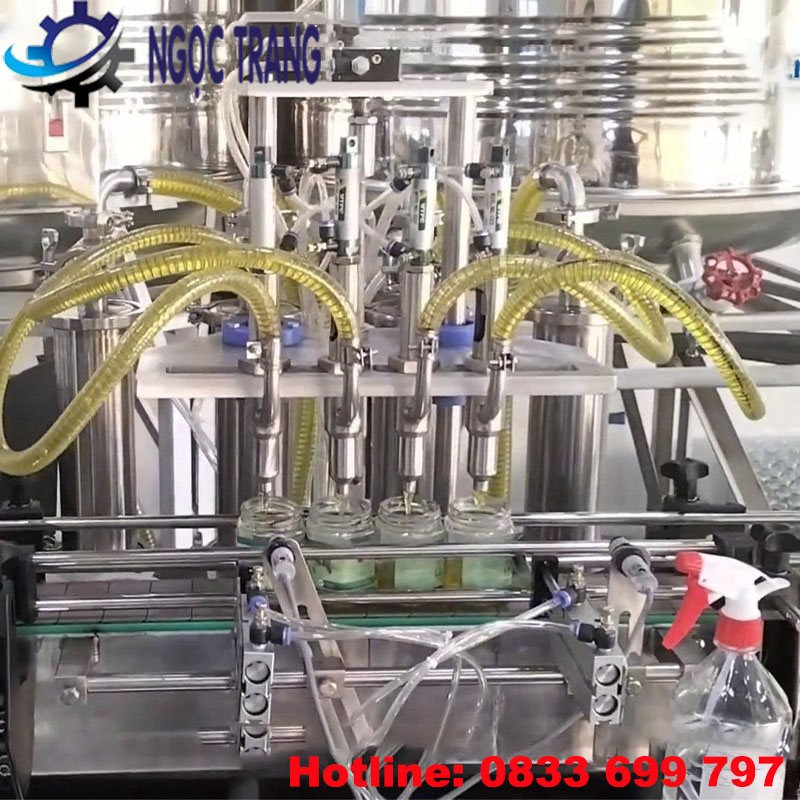 Máy chiết rót mật ong