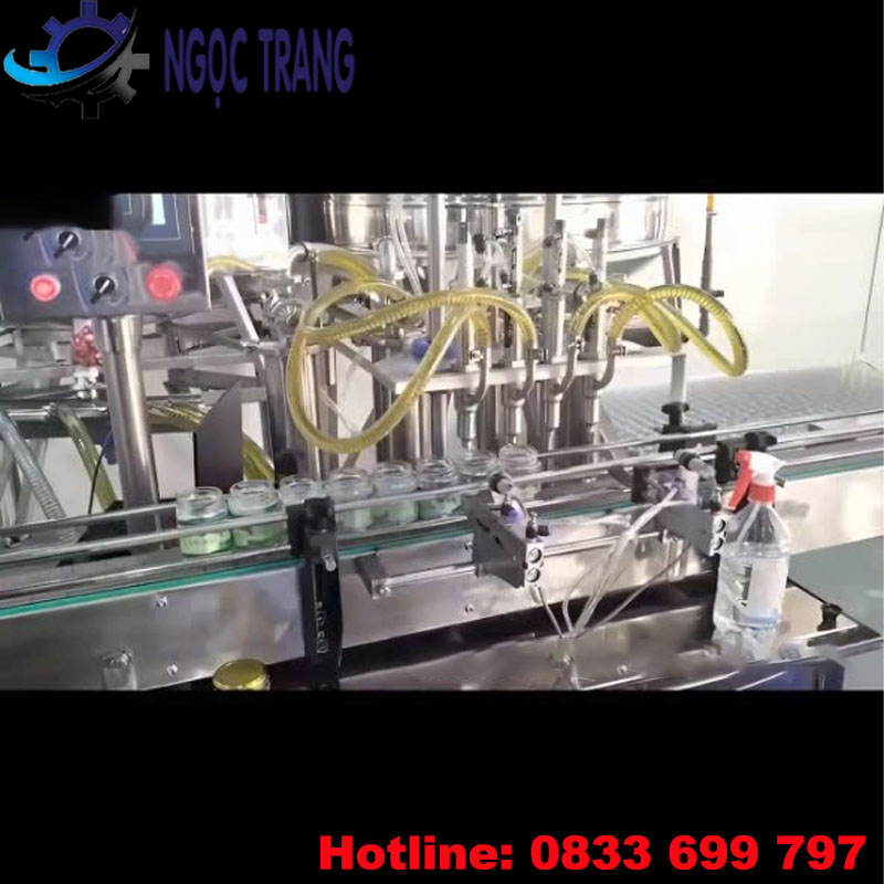 Máy chiết rót mật ong