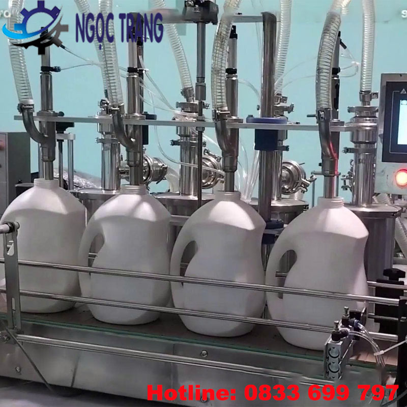 Máy chiết rót nước xả