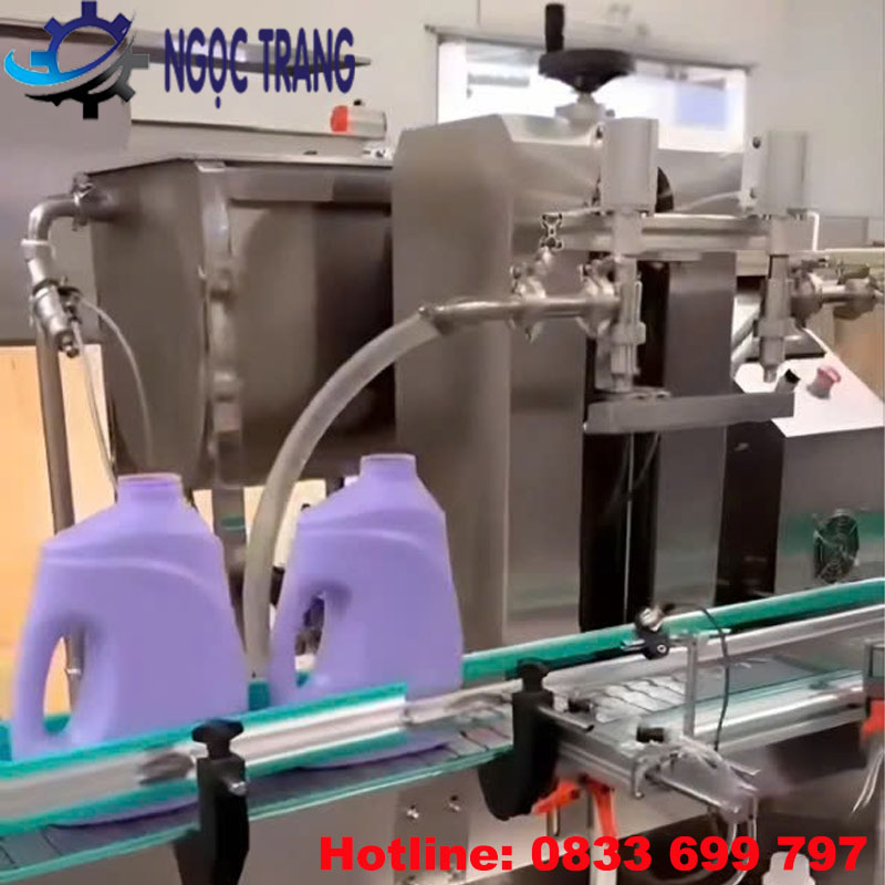 Máy chiết rót 2 vòi tự động