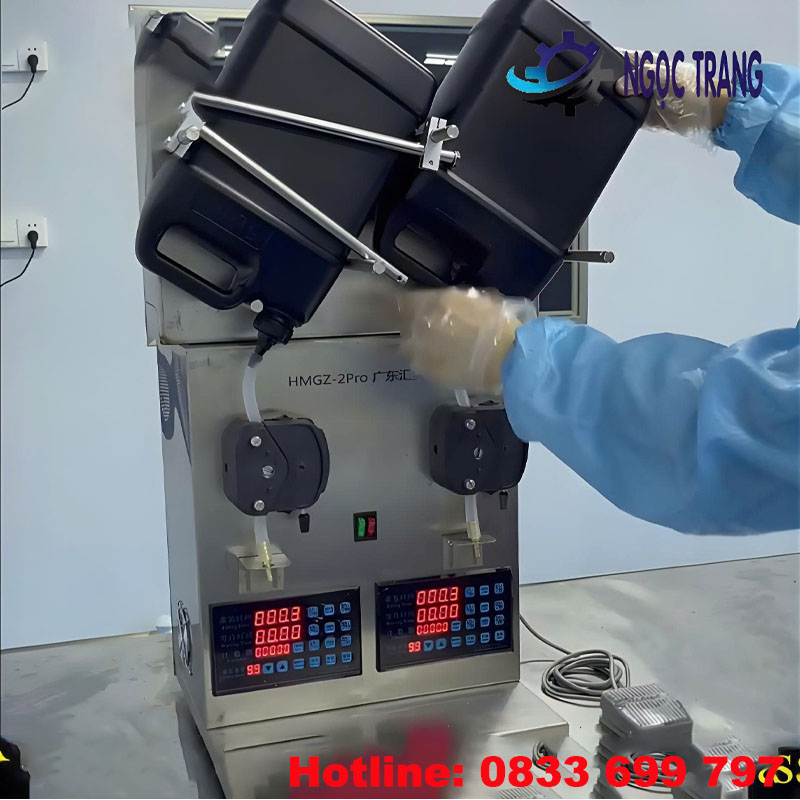 Máy chiết rót bơm di động