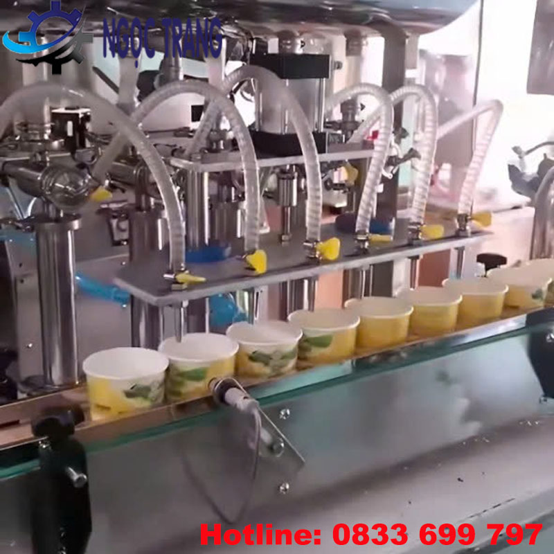 Máy chiết rót tàu hủ