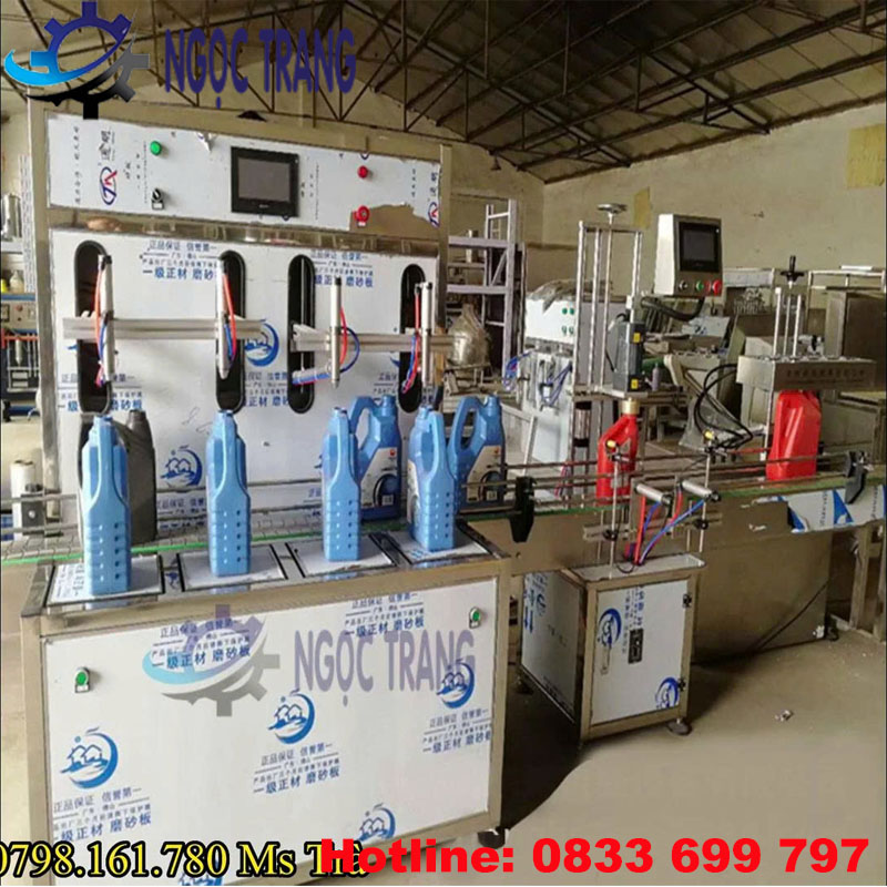 Máy chiết rót bán tự động