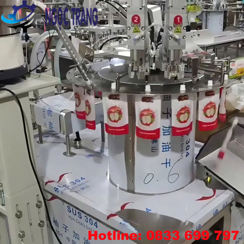 Máy chiết rót túi