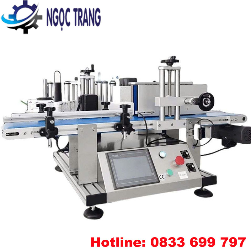 Máy dán nhãn chai lọ tròn