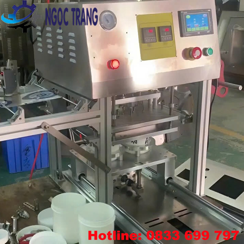 Máy ép miệng ly nhựa