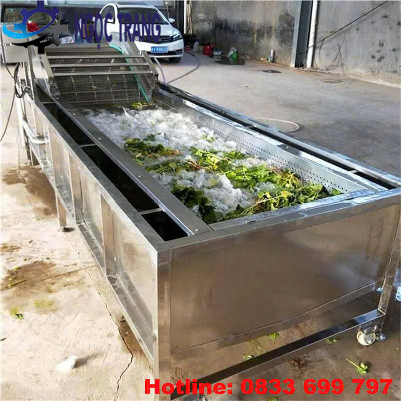 Máy rửa rau củ, thịt cá