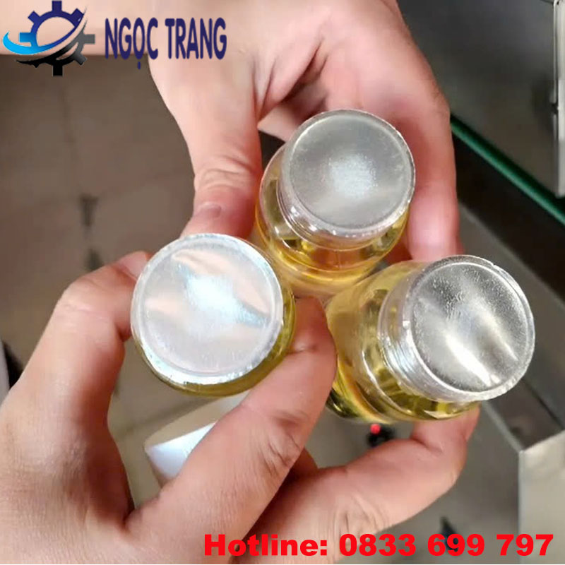 Máy dán màng seal nhôm