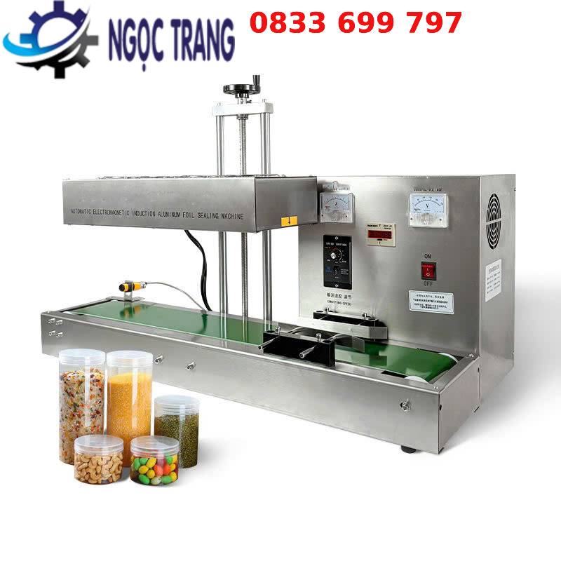 Máy dán màng nhôm hũ nhựa