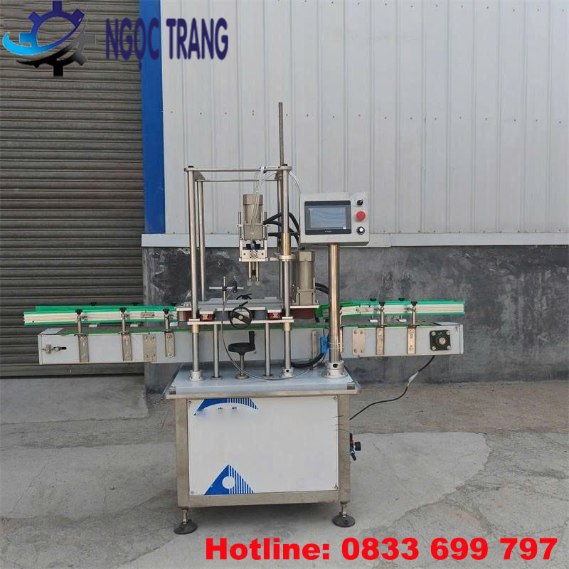 Máy siết nắp chai