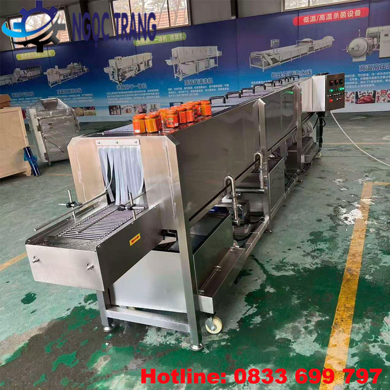Máy rửa chai lọ tự động