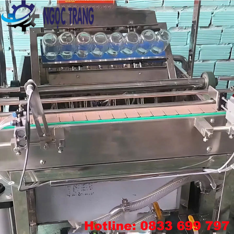 Máy súc rửa chai lọ tự động