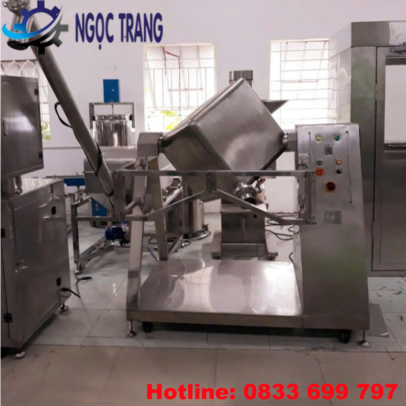 Máy trộn bột lập phương