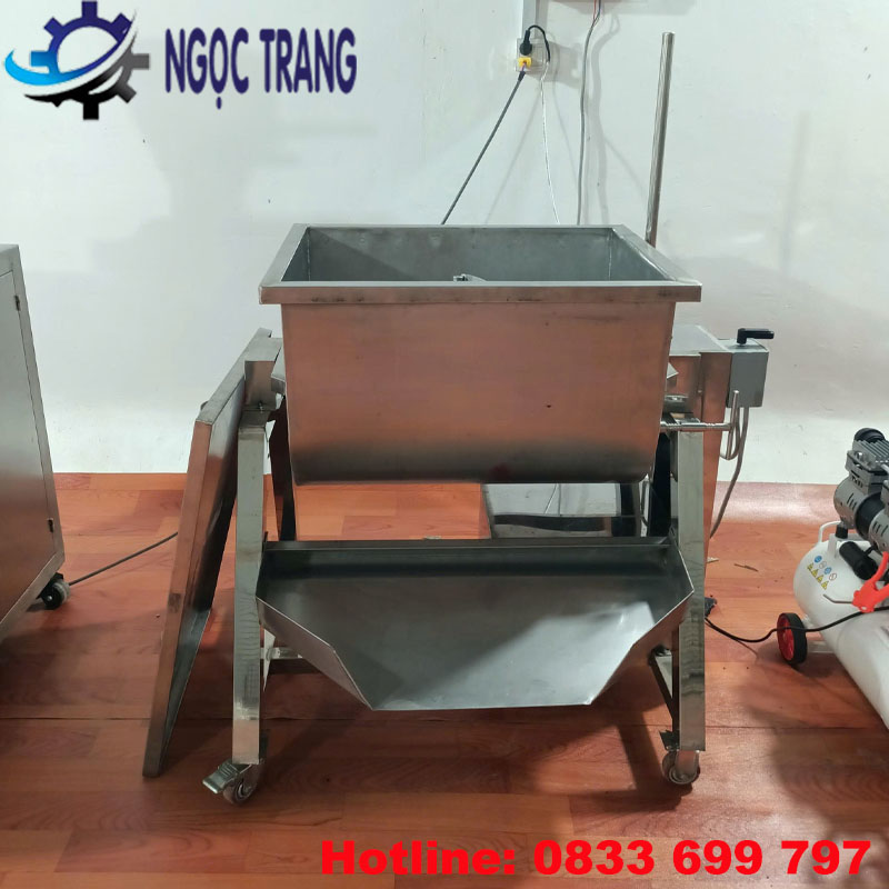 Máy trộn bột nằm ngang
