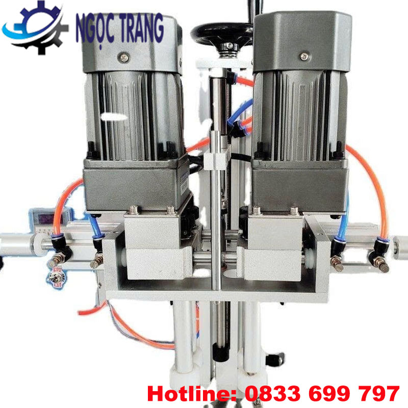 Máy siết nắp chai 2 motor
