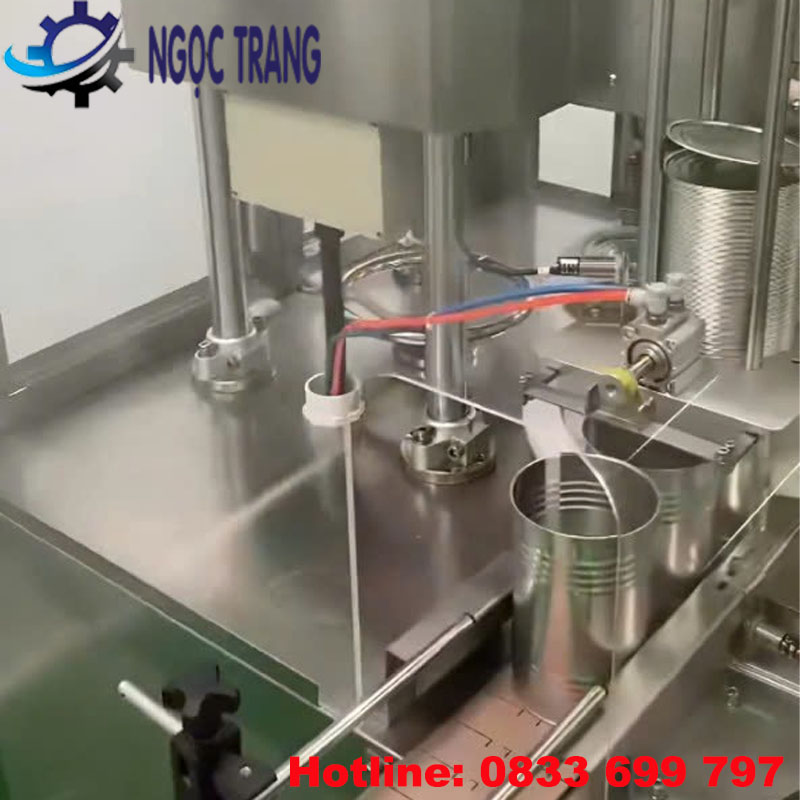 Máy viền mí lon tự động