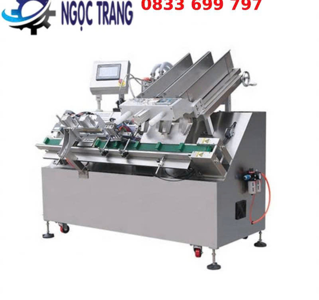 Máy chiết rót mặt nạ tự động - Chiết rót dịch, hàn miệng túi 