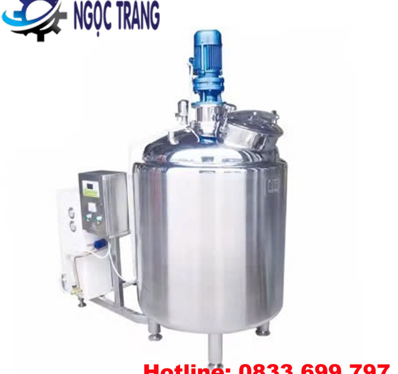 Máy khuấy trộn nhũ hóa - Bồn khuấy trộn nhũ hóa mỹ phẩm
