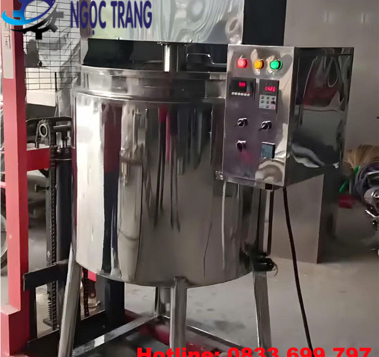 Bồn khuấy nhũ hóa tốc độ cao - Máy khuấy trộn nhũ hóa mỹ phẩm