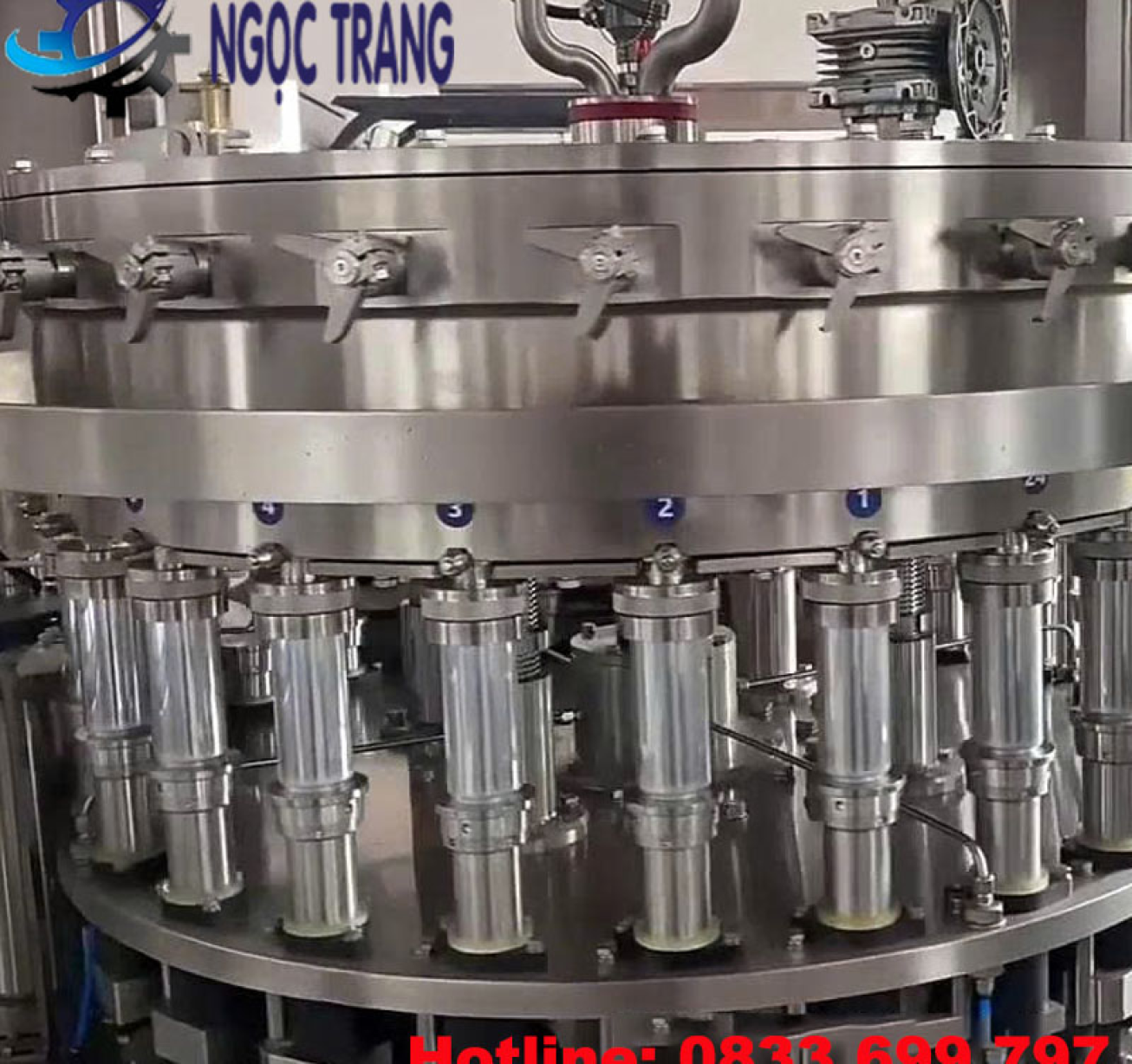 Dây chuyền chiết rót viền nắp lon - Hệ thống sản xuất tự động 