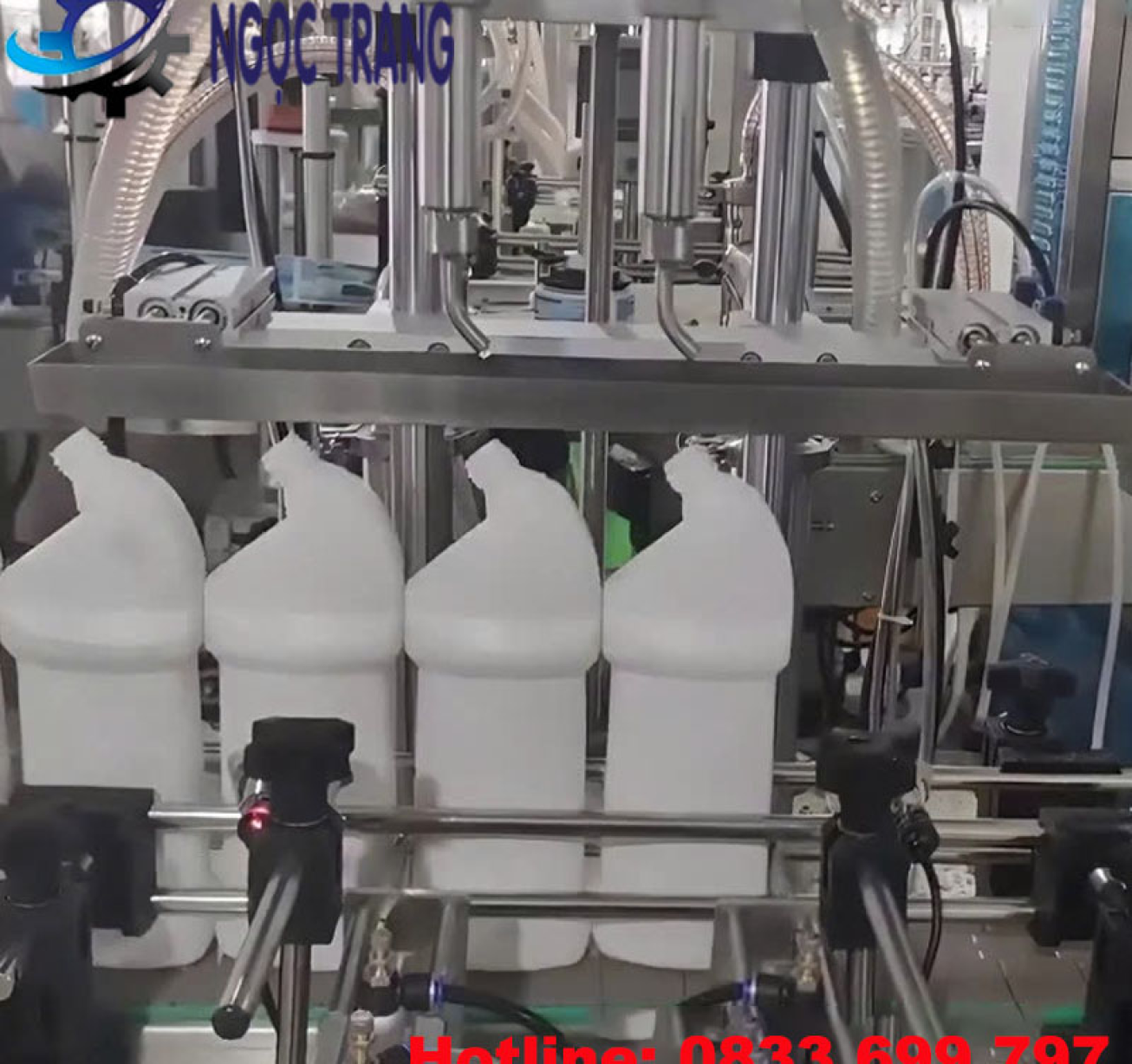 Dây chuyền chiết rót nước tẩy rửa bồn cầu - Dây chuyền tự động