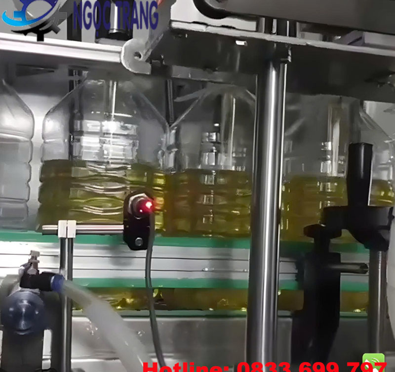 Dây chuyền chiết rót dầu ăn - Hệ thống chiết rót dầu ăn tự động