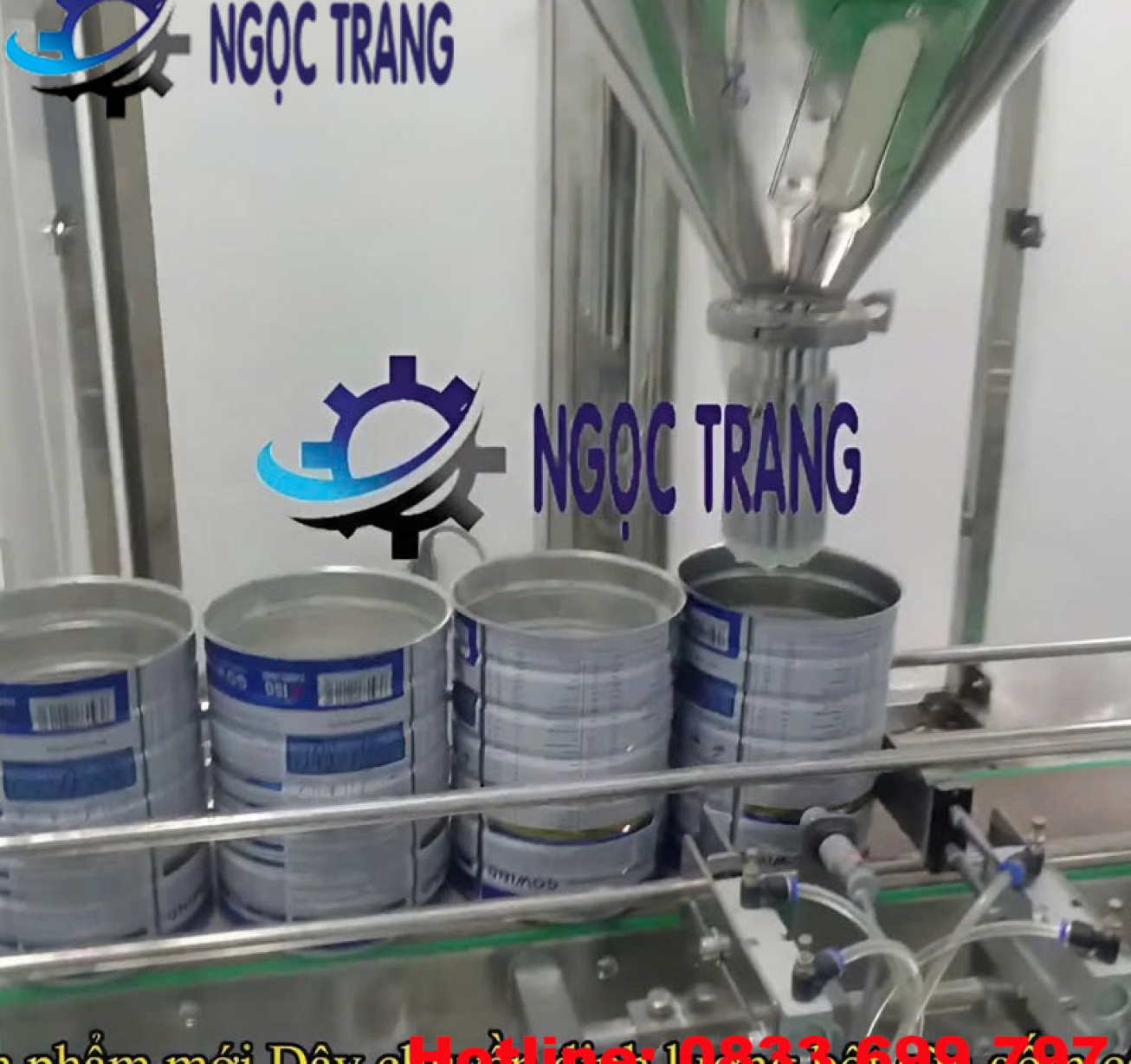 Dây chuyền chiết rót sữa bột - Dây chuyền sản xuất tự động