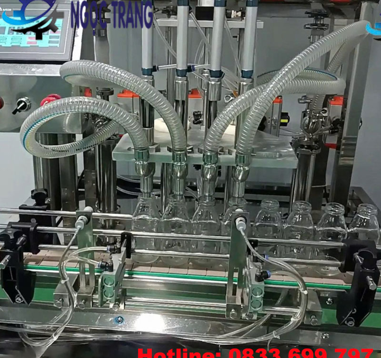 Dây chuyền sản xuất yến sào - Máy rửa, chiết, đóng nắp hũ yến