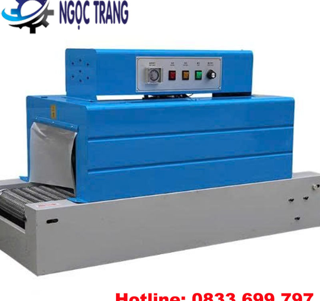 Máy bọc màng co mỹ phẩm - Máy hơ màng co chai lọ, sách vở