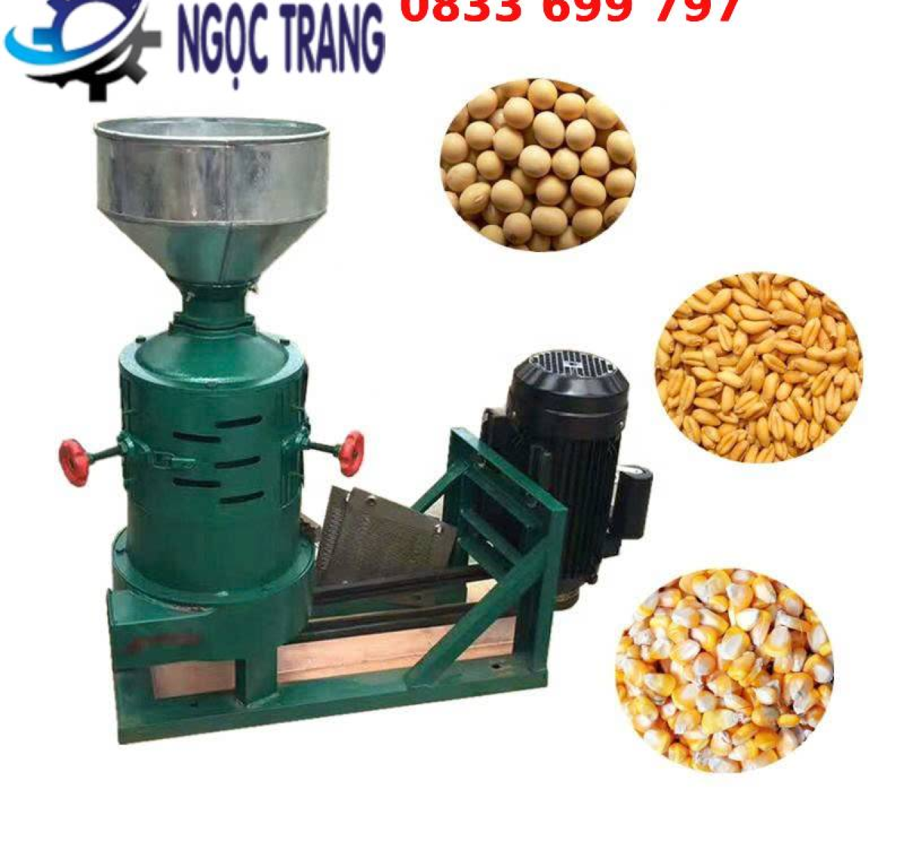 Máy tách vỏ đậu xanh - Máy bóc vỏ đậu xanh, đậu nành tự động