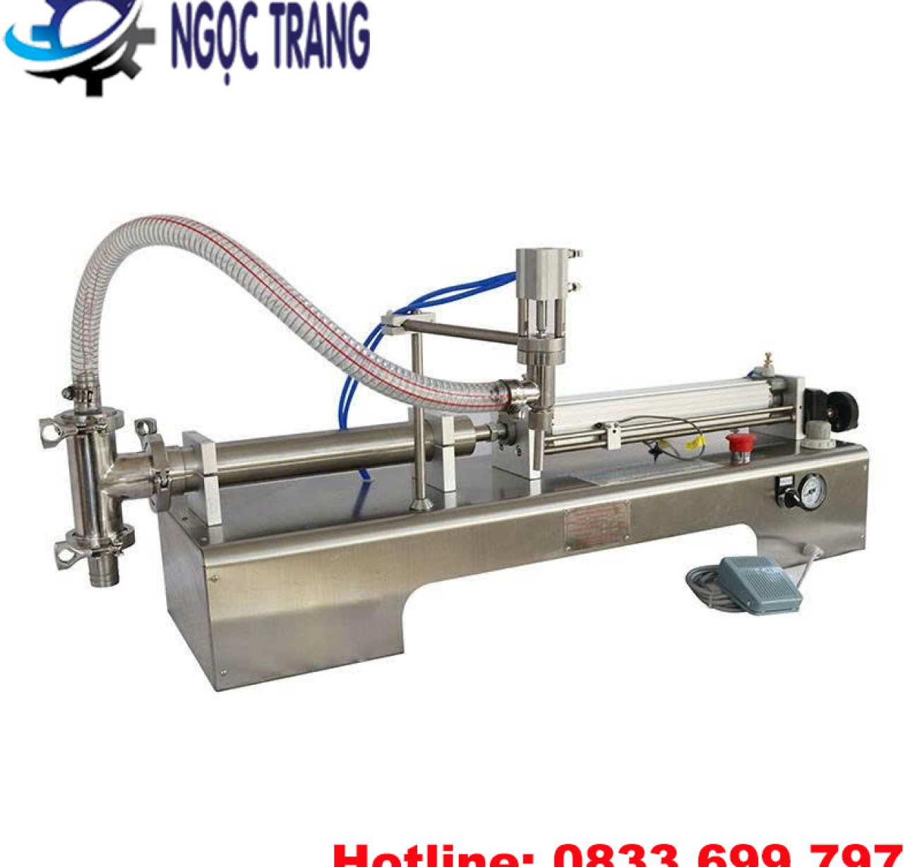 Máy chiết rót 1 vòi - Máy chiết rót dạng lỏng bán tự động